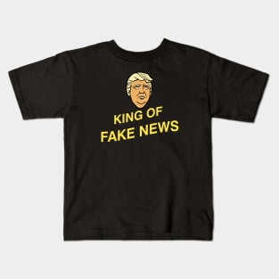 King of Fake News Kids T-Shirt